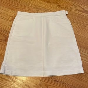 Italian White Skirt